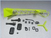 Flexibele staart Lama V3 met motor - Geel