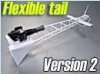 V2 Flexible Tail w/ Engine -White color